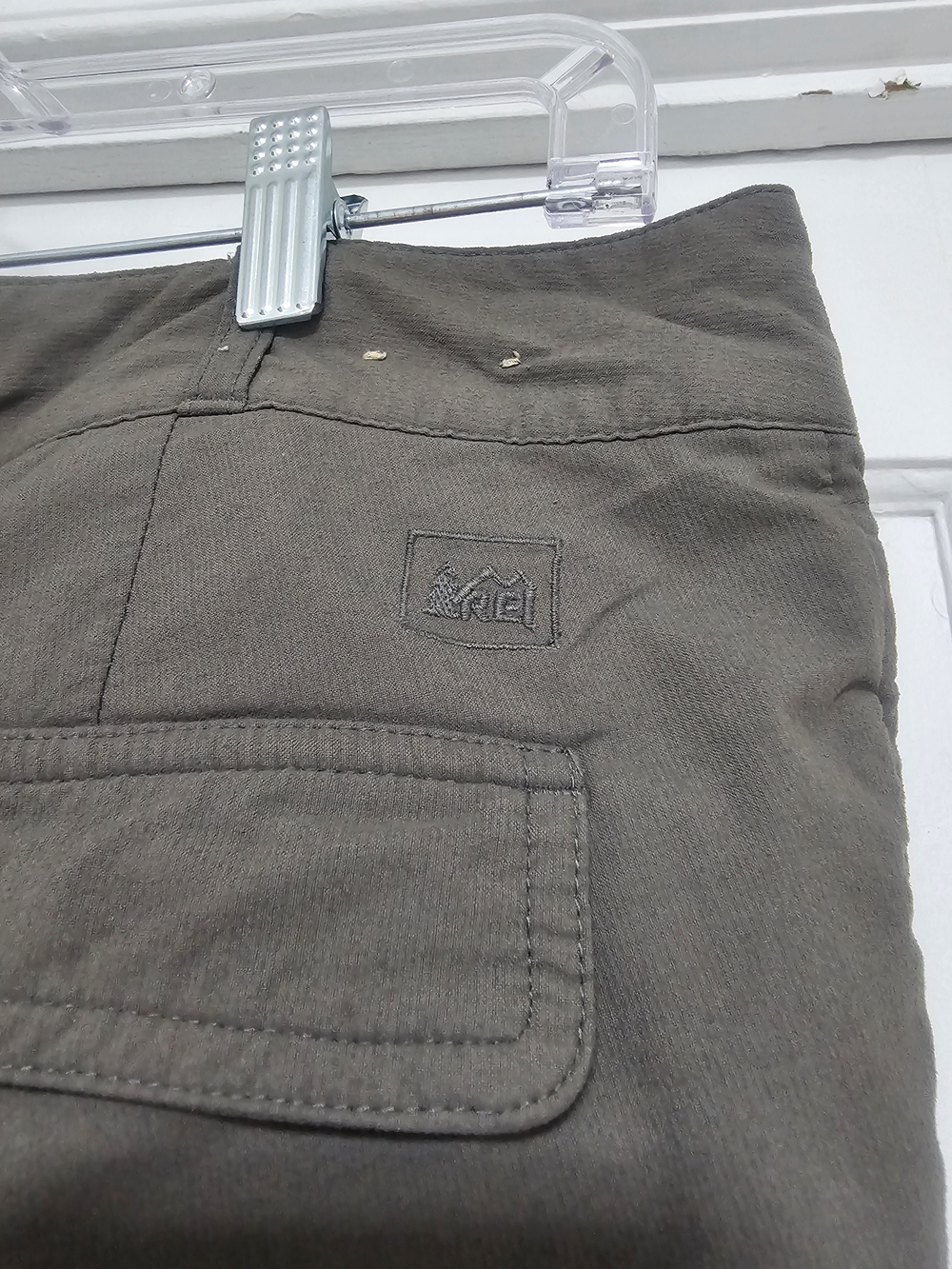 REI Women’s Hiking Pants Gray Size 8 Nylon/Spandex UPF 50+ - Picture 5 of 10